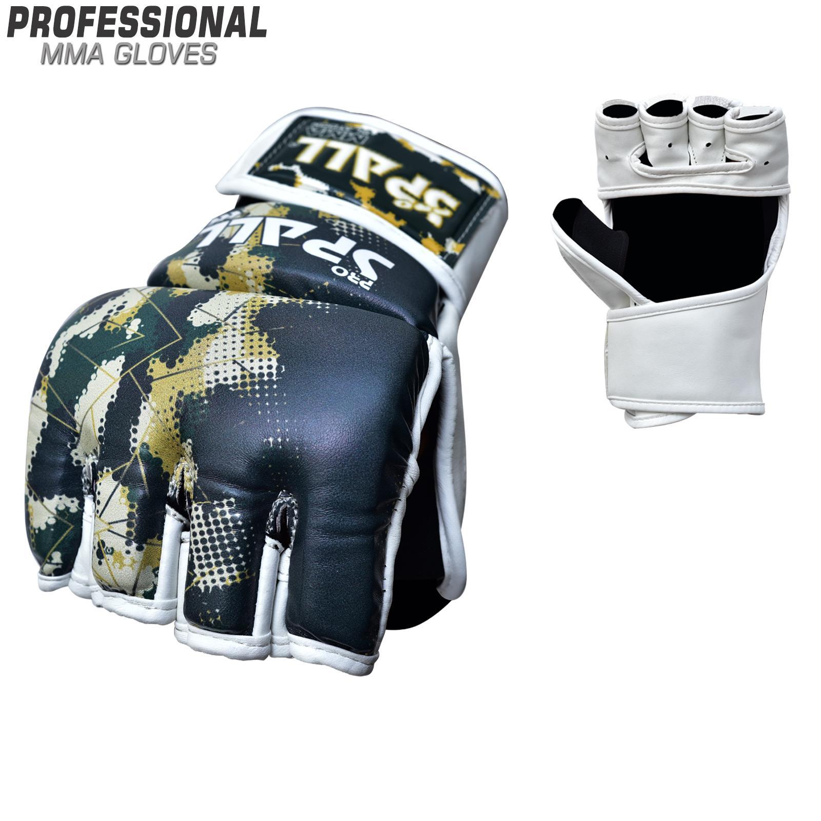 MMA Gloves Soft Padded for Kickboxing Muay Thai Boxing Spall Impex